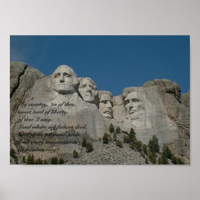 Póster Mount Rushmore (Frente)