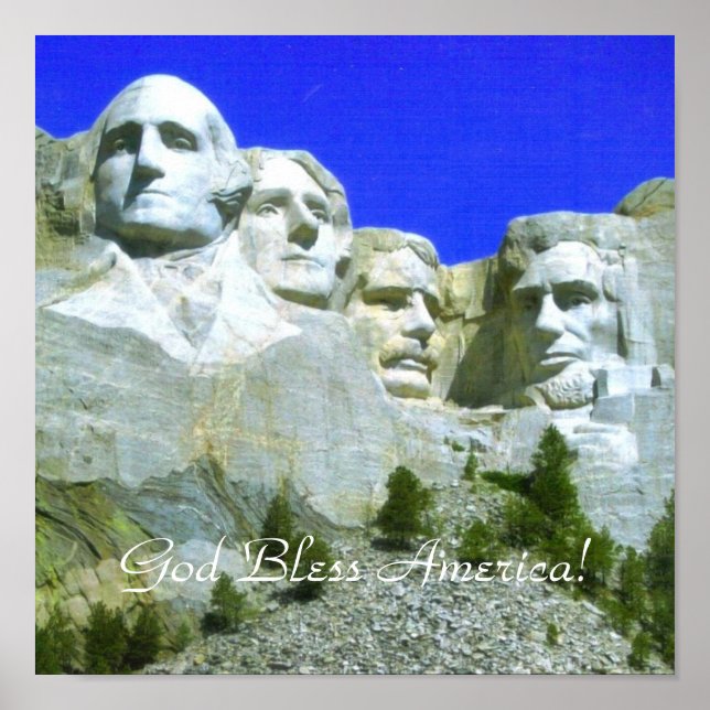 Póster Mount Rushmore Poster (Frente)