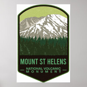 Póster Mount Saint Helens National Volcanic Monument