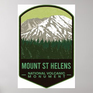 Póster Mount Saint Helens National Volcanic Monument