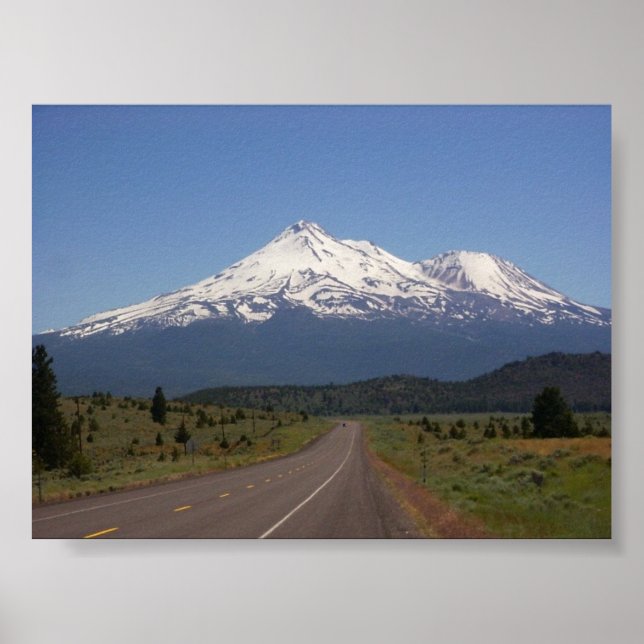 Póster Mount Shasta, California (Frente)