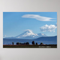 Mount Shasta California Mountains Volcano 