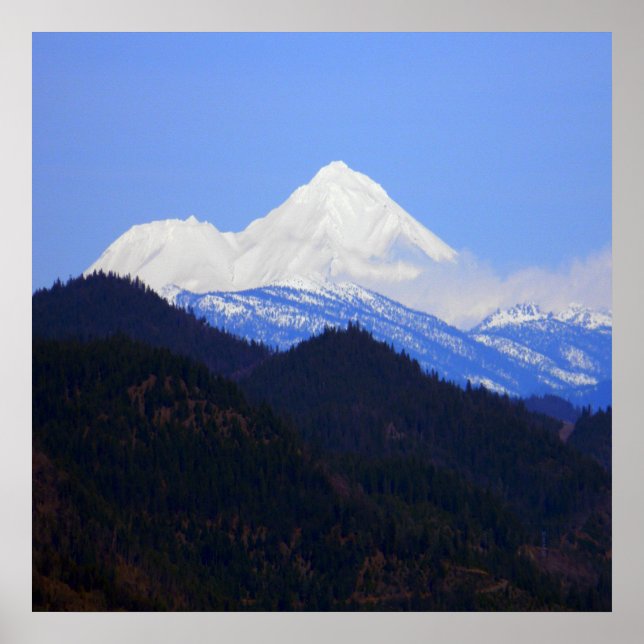 Póster Mount  Shasta in Spring.... (Frente)