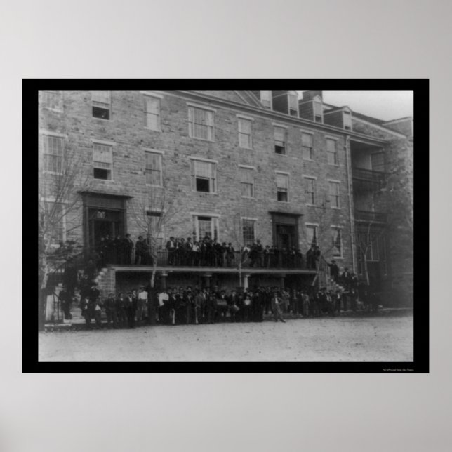 Póster Mount St. Mary's en Emmitsburg, MD 1863 (Frente)