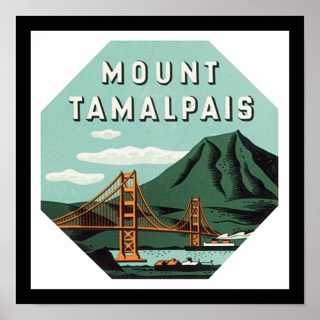 Póster Mount Tamalpais (Frente)