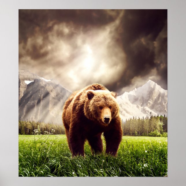Póster Mountain Bear (Frente)
