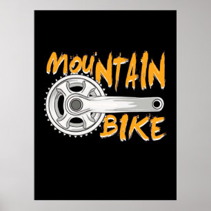 Póster Mountain Bike Art