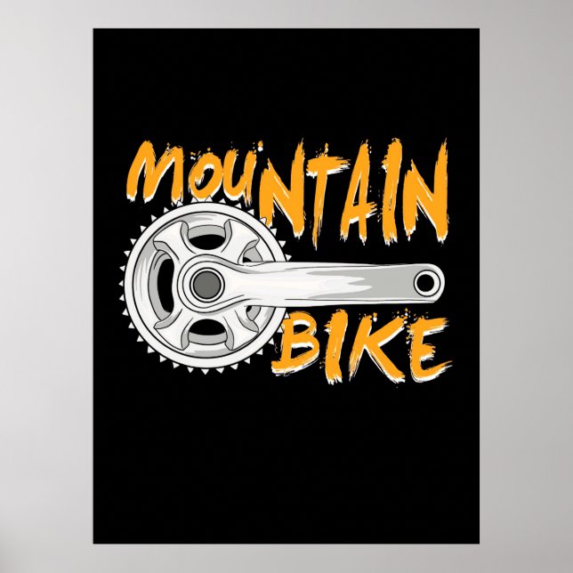 Póster Mountain Bike Art (Frente)