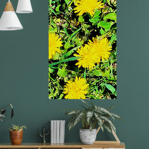 Póster Mountain Dandelions Foto De Ottawa Canada