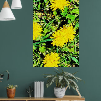 Póster Mountain Dandelions Foto De Ottawa Canada