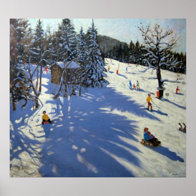 Póster Mountain Hut Morzine (Frente)