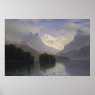 Póster Mountain Scene 1880–90 Poster