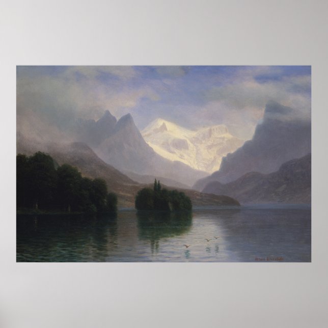Póster Mountain Scene 1880–90 Poster (Frente)