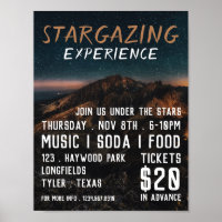 Mountain Stargazer, publicidad de eventos Planetar