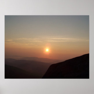 Póster Mountain Sunrise