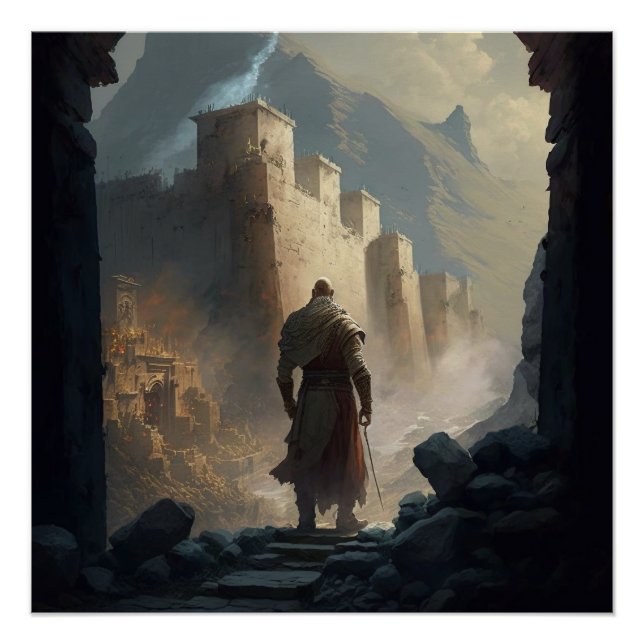 Póster Mountain Town Siege (Anverso)