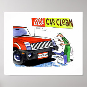 Póster Mountaineer Dental Floss