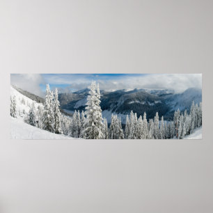 Póster Mountains in Winter