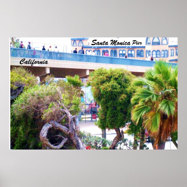 PÓSTER MOUSE SANTA MONICA PIER (Frente)