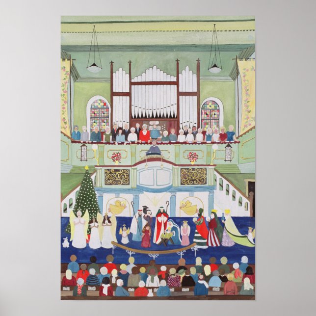 Póster Mousehole Methodist Chapel Cornwall (Frente)