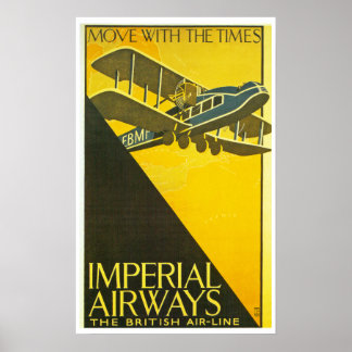 Póster Mover con los tiempos