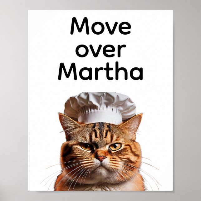 Póster Mover sobre Martha (Frente)
