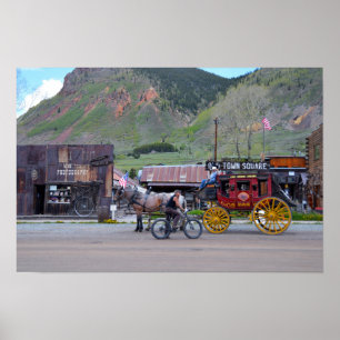 Póster Moverse en Silverton, Colorado