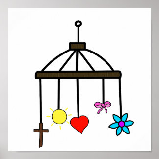 Póster móvil para bebé