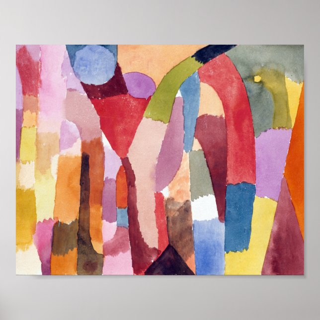 Póster Movimiento de cámaras abovedadas: Paul Klee 1915 (Frente)