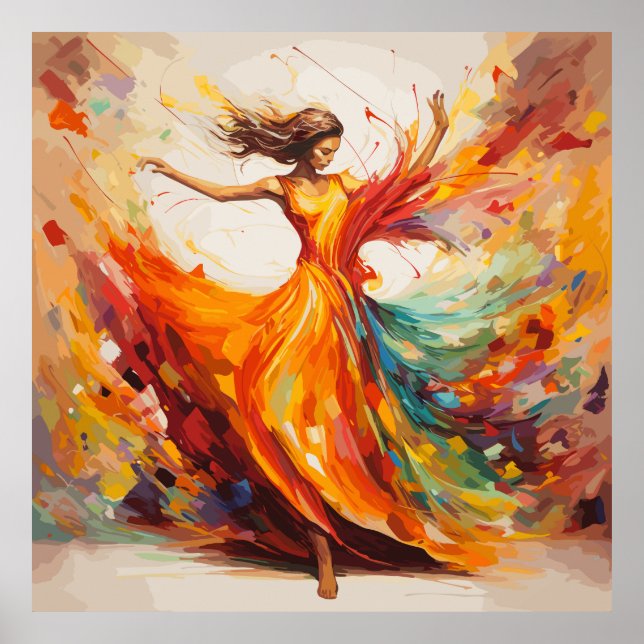 Póster Movimiento dinámico (Frente)