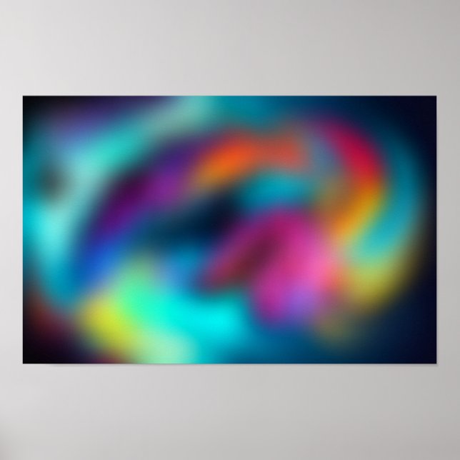 Póster Movimiento fluido y energía (Frente)