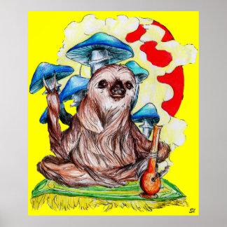 Póster Movimientos lentos y buenas vibraciones