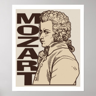 Póster Mozart