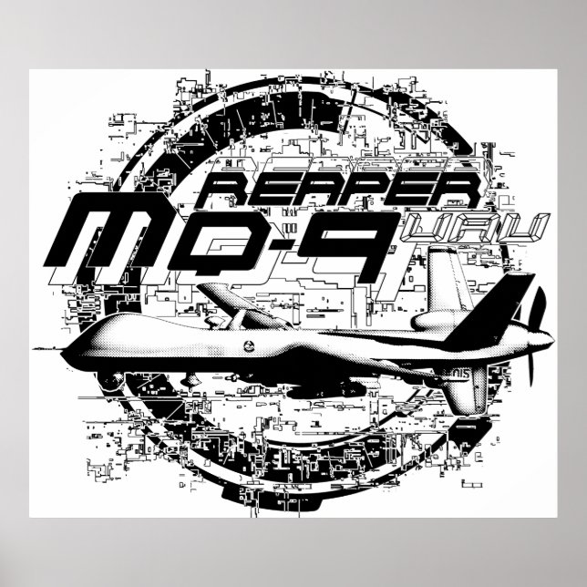 Póster MQ-9 Reaper (Frente)