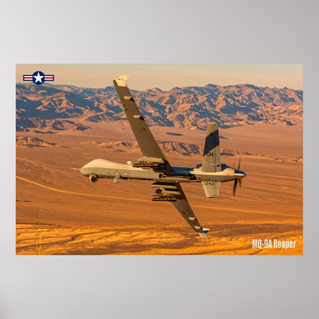 PÓSTER MQ-9A REAPER (Frente)