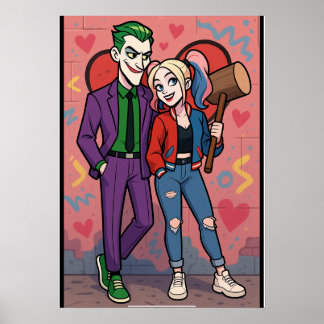 Póster Mr and Mrs Joker