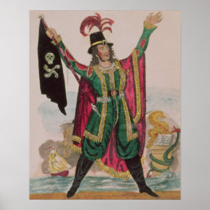 Póster Mr.T.P.Cooke in the role of the Flying Dutchman