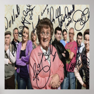 Póster mrs browns boys (chicos de mrs) firmaron