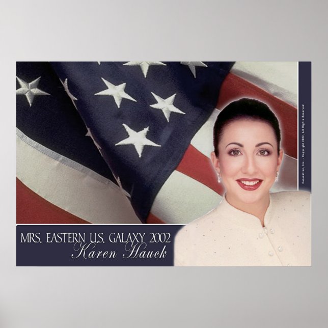 Póster Mrs. Eastern U.S. Galaxy, Karen Hauck - 1 (Frente)