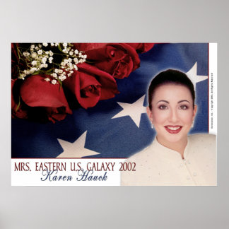 Póster Mrs. Eastern U.S. Galaxy, Karen Hauck - 2