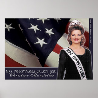 Póster Mrs. Pennsylvania Galaxy 2002 - 1