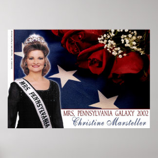 Póster Mrs. Pennsylvania Galaxy 2002 - 2