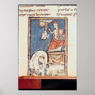 Póster Ms 3516 f.127 el juglar de Notre Dame