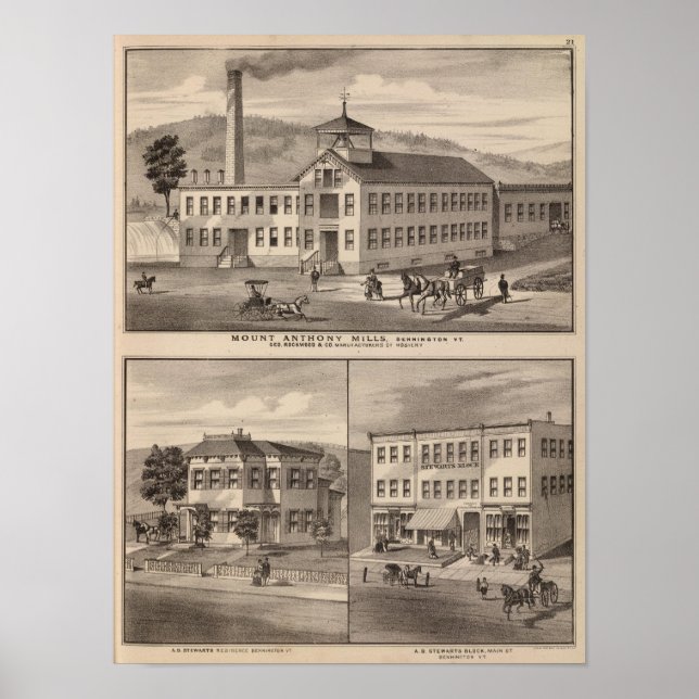 Póster Mt. Anthony Mills (Frente)