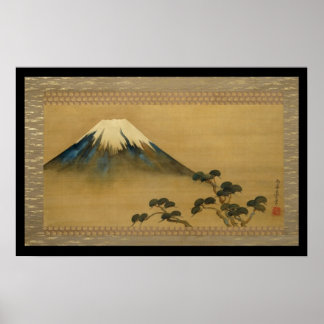 Póster mt fuji