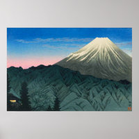 Mt Fuji desde Hakone Shotei Takahashi cartel 1932
