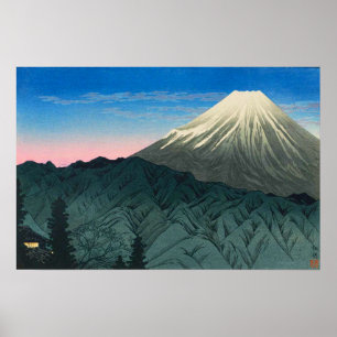 Póster Mt Fuji desde Hakone Shotei Takahashi cartel 1932