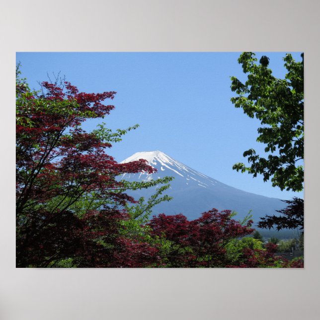 Póster Mt Fuji Japón (Frente)