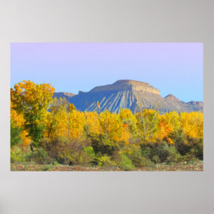 Póster Mt. Garfield en otoño