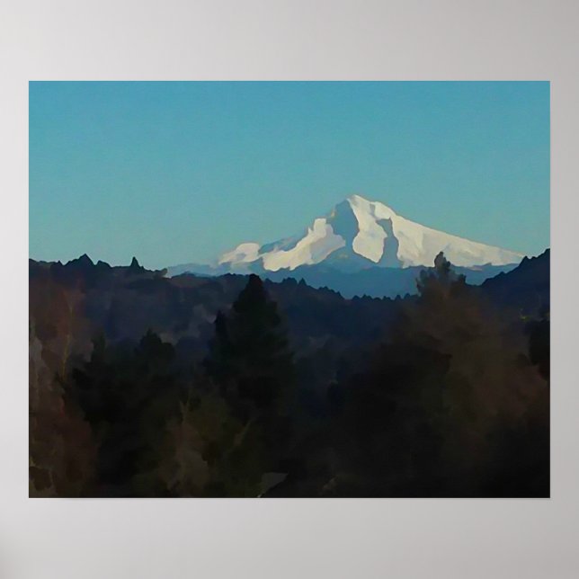 Póster Mt. Hood (Frente)